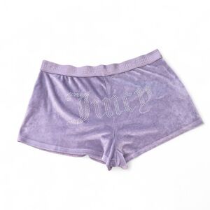 Juicy Couture Y2K Velour Lavender Shorts